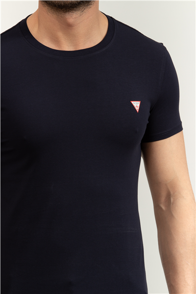 Guess Core Tee Erkek Slim Fit Bisiklet Yaka T-Shirt