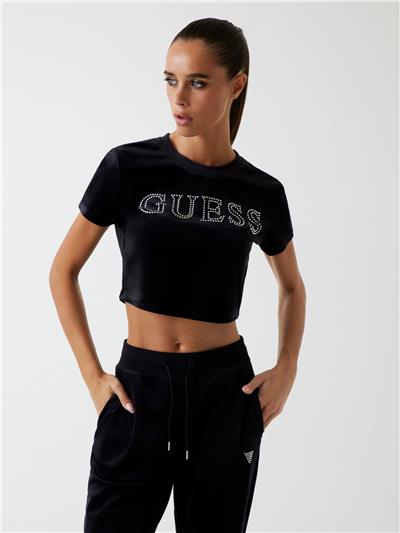 Guess Couture Kadın Aktif Boxy Fit T-Shirt