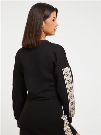 Guess Cymone Kadın Aktif Bisiklet Yaka Sweatshirt