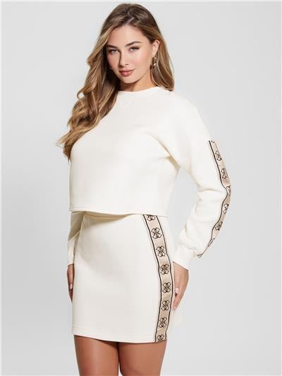 Guess Cymone Kadın Aktif Bisiklet Yaka Sweatshirt