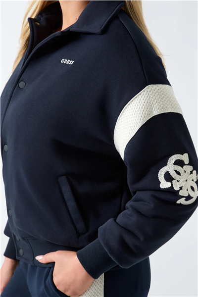 Guess Danika Kadın Aktif Bomber Mont Lacivert