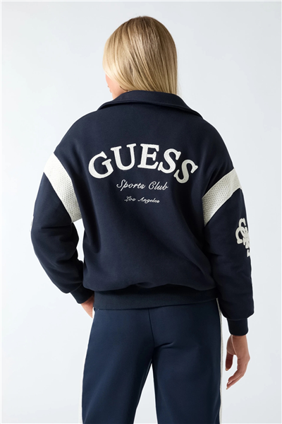 Guess Danika Kadın Aktif Bomber Mont Lacivert