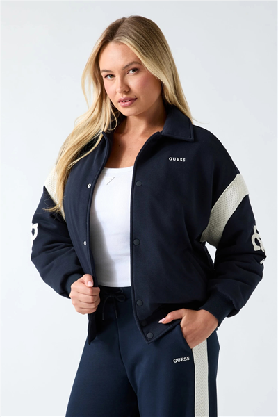 Guess Danika Kadın Aktif Bomber Mont Lacivert