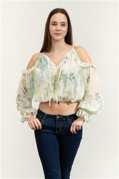 Guess  Emily Kadın Peplum Bluz