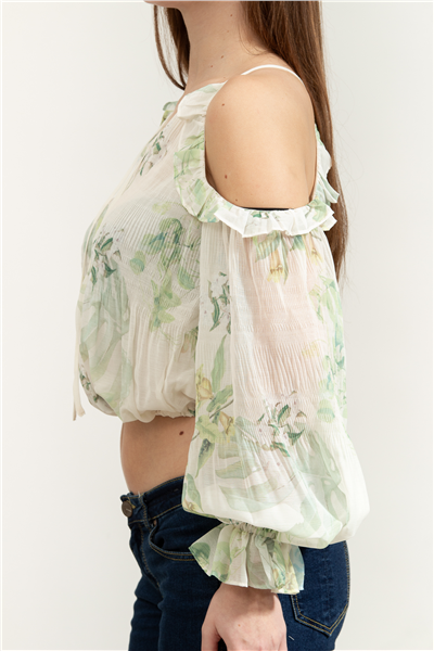 Guess  Emily Kadın Peplum Bluz