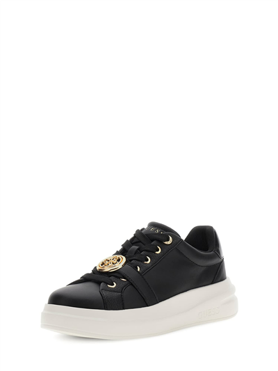 Guess Erizo Kadın Deri Sneaker Siyah