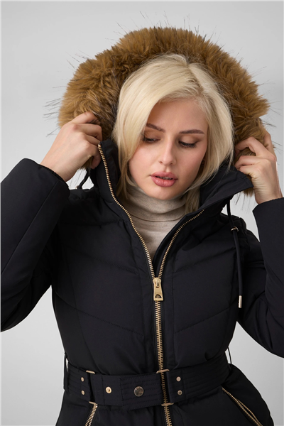 Guess Fatema Kadın Şişme Mont Siyah