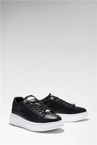 Guess Fireup Kadın Deri Sneaker Siyah