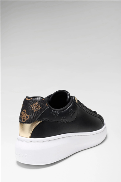 Guess Fireup Kadın Deri Sneaker Siyah