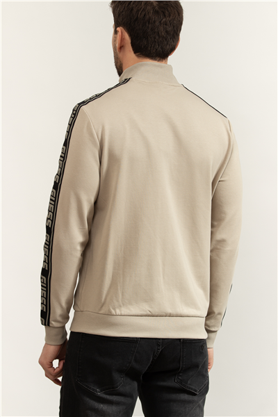 Guess Full Zip Erkek Aktif Fermuarlı Sweatshirt