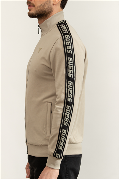 Guess Full Zip Erkek Aktif Fermuarlı Sweatshirt