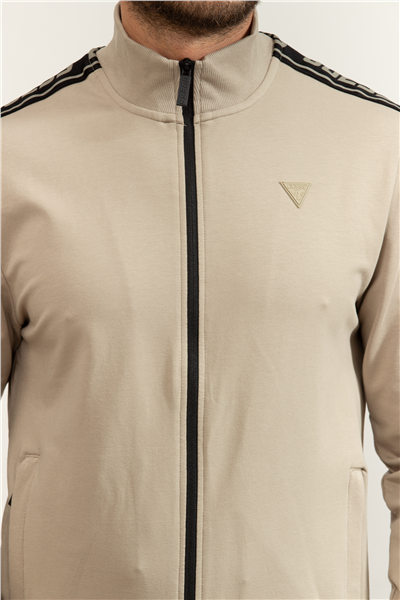 Guess Full Zip Erkek Aktif Fermuarlı Sweatshirt