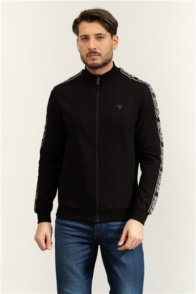 Guess Full Zip Erkek Aktif Fermuarlı Sweatshirt