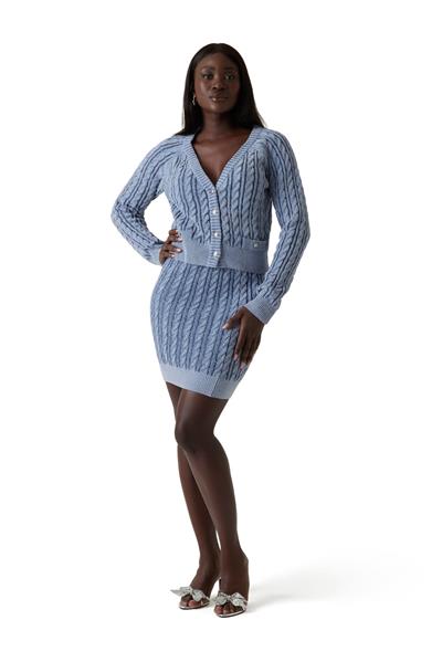 Guess Giselle Kadın Kalem Triko Etek