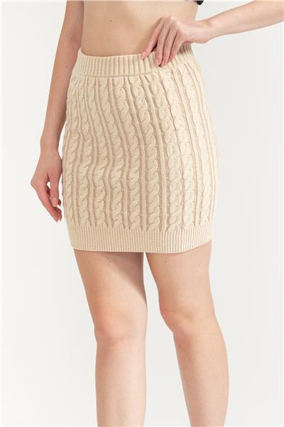 Guess Giselle Kadın Kalem Triko Etek