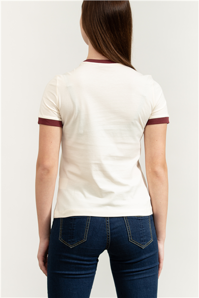 Guess Greta Kadın Aktif Slim Fit Bisiklet Yaka T-Shirt