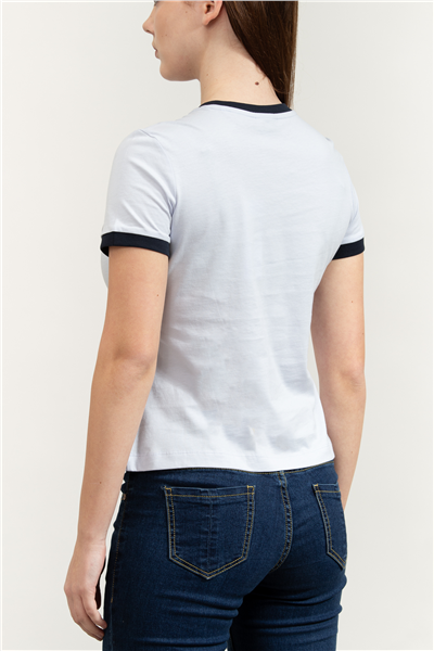 Guess Greta Kadın Aktif Slim Fit Bisiklet Yaka T-Shirt