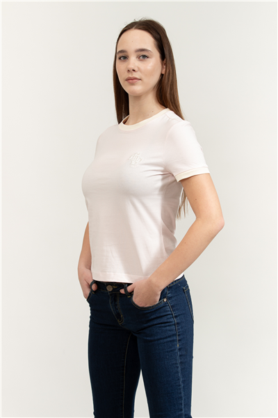 Guess Greta Kadın Aktif Slim Fit Bisiklet Yaka T-Shirt