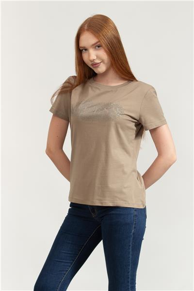 Guess Ingrid Kadın Aktif Regular Fit T-Shirt