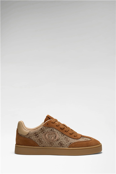 Guess Jacek Kadın Deri Karışımlı Sneaker Taba