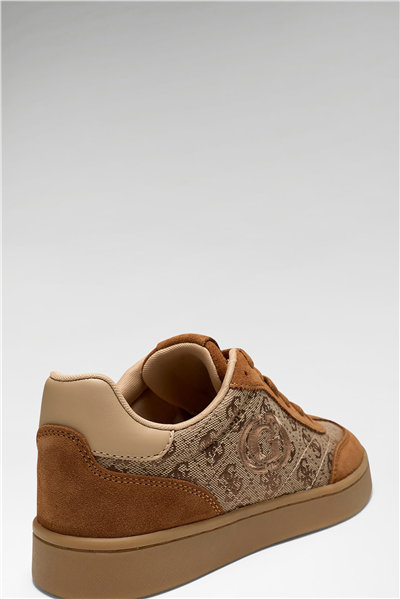 Guess Jacek Kadın Deri Karışımlı Sneaker Taba