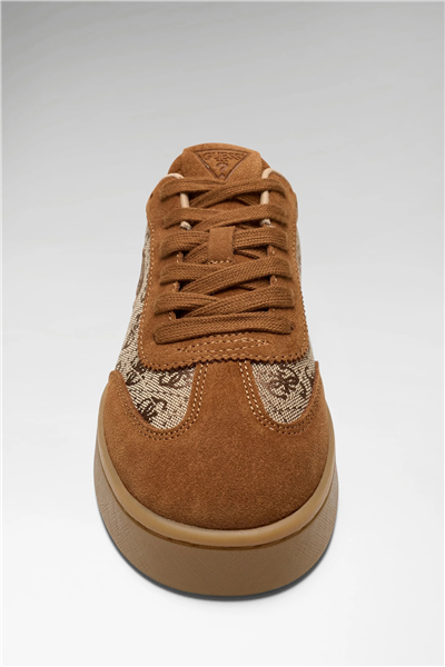 Guess Jacek Kadın Deri Karışımlı Sneaker Taba