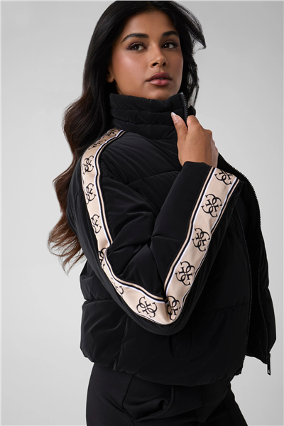 Guess Jack Kadın Aktif Şişme Mont Siyah