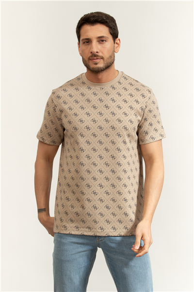 Guess Jacquard Erkek Triko