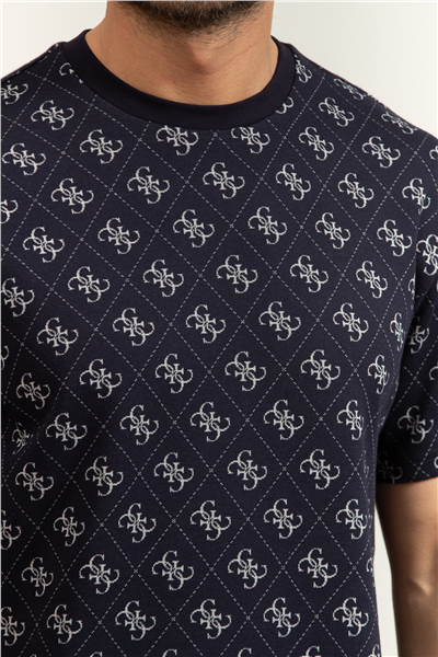 Guess Jacquard Erkek Triko