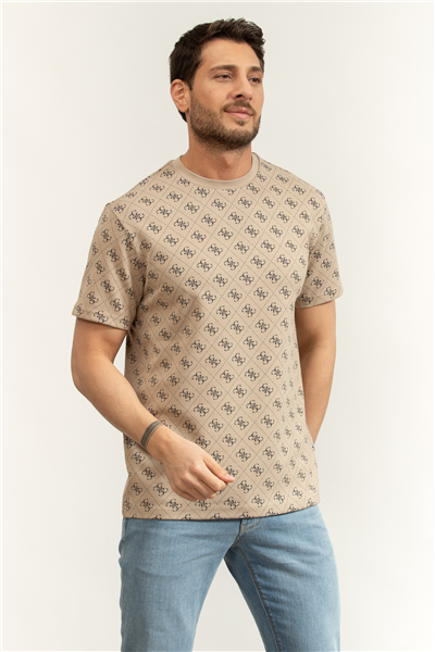 Guess Jacquard Erkek Triko
