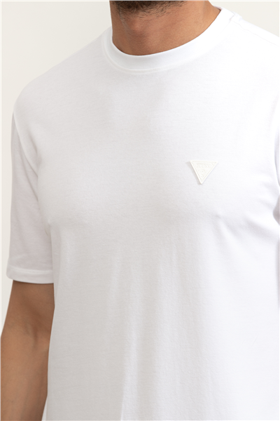 Guess Jersey Erkek Modal Karışımlı Regular Fit Bisiklet Yaka T-Shirt