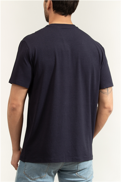 Guess Jersey Erkek Modal Karışımlı Regular Fit Bisiklet Yaka T-Shirt