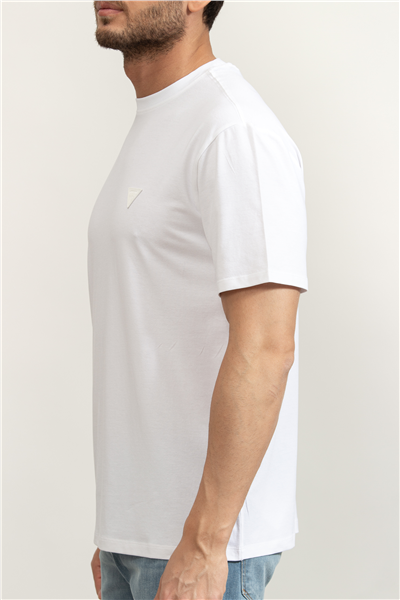 Guess Jersey Erkek Modal Karışımlı Regular Fit Bisiklet Yaka T-Shirt