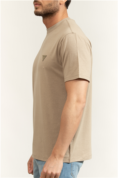 Guess Jersey Erkek Modal Karışımlı Regular Fit Bisiklet Yaka T-Shirt