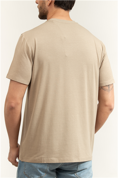 Guess Jersey Erkek Modal Karışımlı Regular Fit Bisiklet Yaka T-Shirt