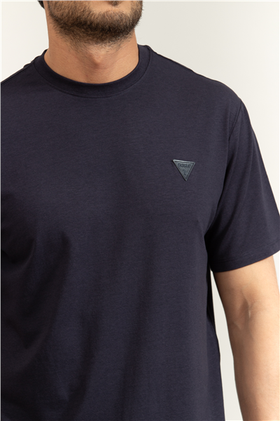 Guess Jersey Erkek Modal Karışımlı Regular Fit Bisiklet Yaka T-Shirt