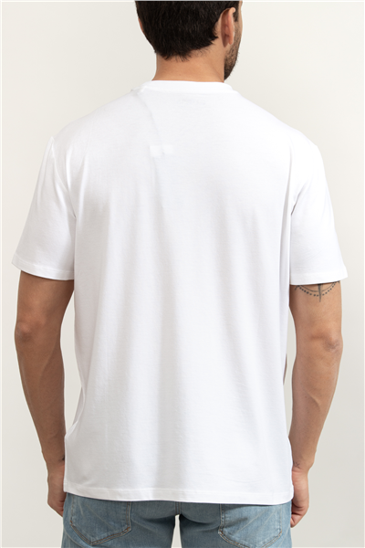 Guess Jersey Erkek Modal Karışımlı Regular Fit Bisiklet Yaka T-Shirt