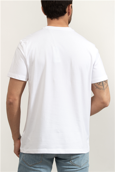 Guess Jersey Erkek Regular Fit Bisiklet Yaka T-Shirt