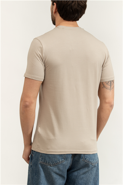 Guess Jersey Erkek Slim Fit Bisiklet Yaka T-Shirt