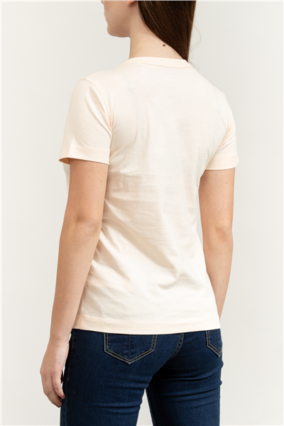 Guess Jersey Kadın Boxy Fit Bisiklet Yaka T-Shirt