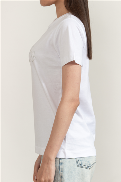 Guess Jersey Kadın Boxy Fit Bisiklet Yaka T-Shirt