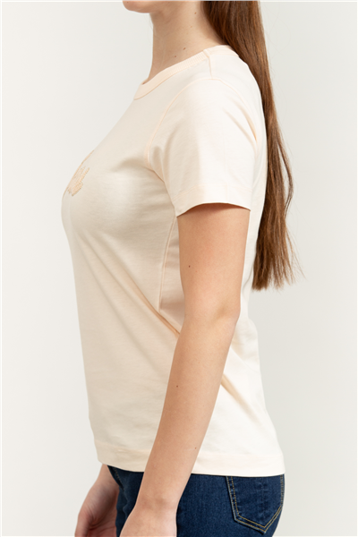 Guess Jersey Kadın Boxy Fit Bisiklet Yaka T-Shirt