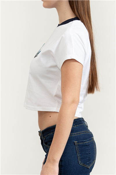 Guess Jersey Kadın Regular Fit Bisiklet Yaka T-Shirt