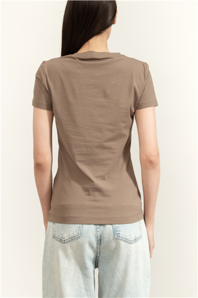 Guess Jersey Kadın Slim Fit Bisiklet Yaka T-Shirt