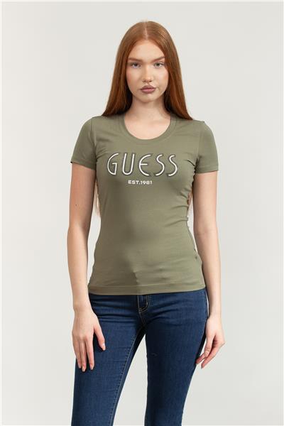Guess Jersey Kadın Slim Fit T-Shirt