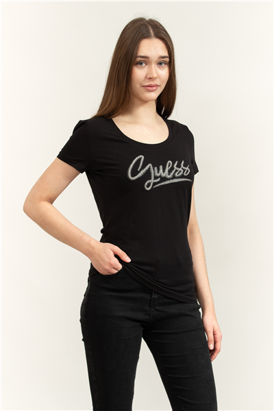 Guess Jersey Kadın Slim Fit T-Shirt