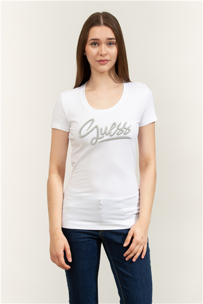 Guess Jersey Kadın Slim Fit T-Shirt