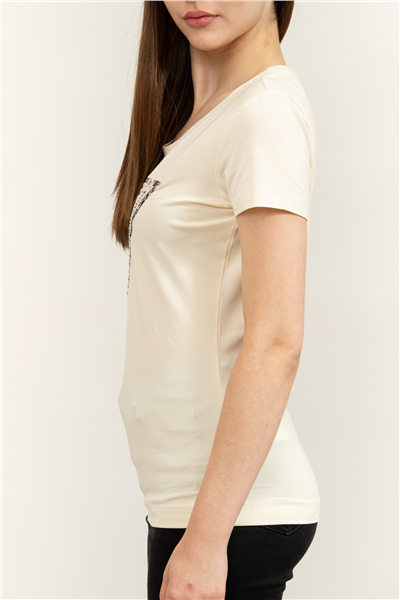 Guess Jersey Kadın Slim Fit T-Shirt