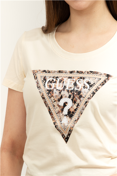 Guess Jersey Kadın Slim Fit T-Shirt