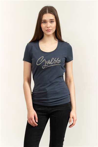 Guess Jersey Kadın Slim Fit T-Shirt